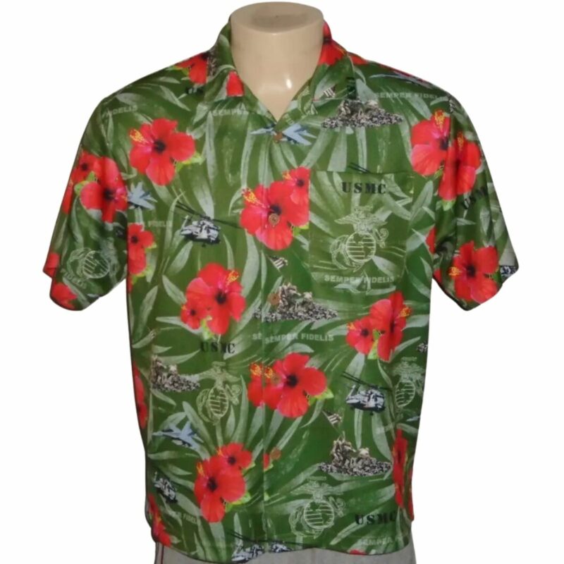 Us Marine Corps Semper Fidelis Usmc Hawaiian Shirt