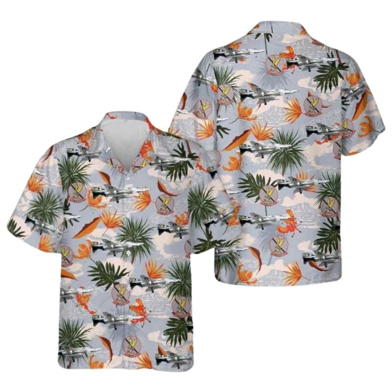 Us Marine Corps Vmcj Mcdonnell Rf 4B Phantom Hawaiian Shirt