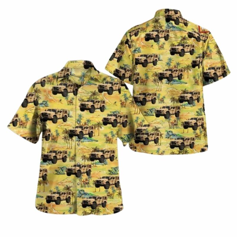 United States Marine Corps Usmc Joint Light Tactical Vehicle Hawaiian Shirt