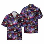 Us Air Force 28th Aircraft Maintenance Squadron Rockwell B 1b Lancer 4th Of July Hawaiian Shirt