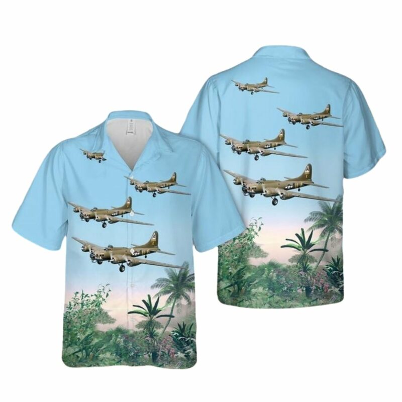 Us Air Force Boeing B 17 Flying Fortress Hawaiian Shirt