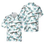 Us Army M240b Machine Gun Hawaiian Shirt