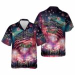 Us Marine Corps Ch 46F Sea Knight The Phrog 4th Of July Hawaiian Shirt