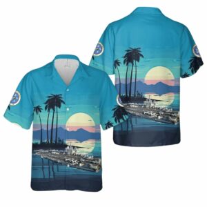 Us Navy Aircraft Carrier Cvn 68 Uss Nimitz Hawaiian Shirt