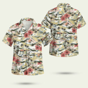 Us air force learjet 35 hawaiian shirt