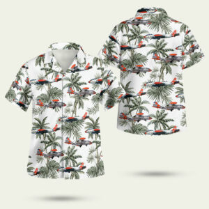 Us air force martin eb57b canberra hawaiian shirt