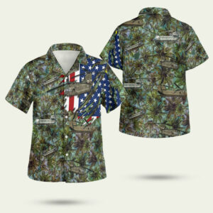 Us flag army boeing ch47 chinook helicopters camo hawaiian shirt