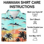 Us navy boeing fa 18ef super hornet hawaiian shirt care instructions