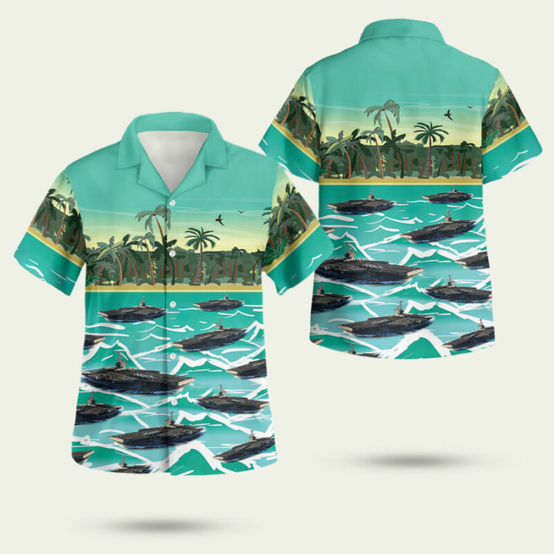 Us Navy Uss George Washington Cvn 73 Hawaiian Shirt