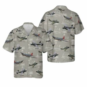 Usa Aircraft Of World War Ii Hawaiian Shirt