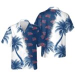 Usa Flag Patriotic Usa Tropical Hawaiian Shirt