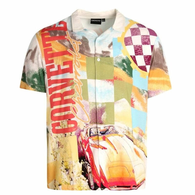 Vintage Corvette Hawaiian Shirt