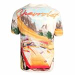 Vintage Corvette Hawaiian Shirt Back