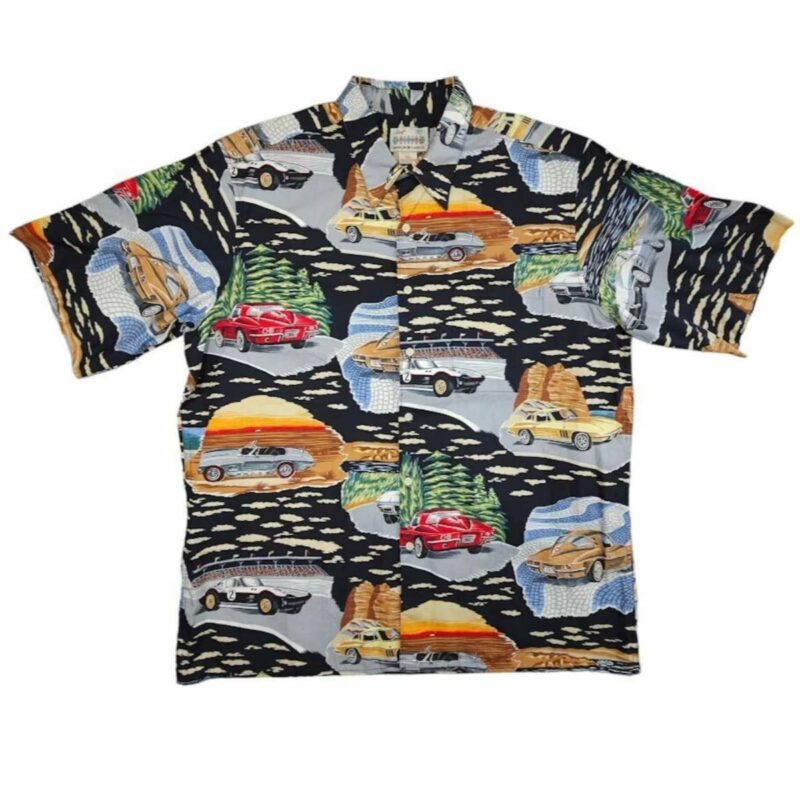 Vintage Reyn Spooner Corvettes Hawaiian Shirt