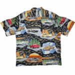 Vintage Reyn Spooner Corvettes Hawaiian Shirt Back
