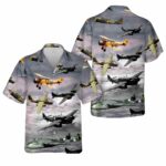 WW2 Canadian Aircraft Hawaiian Shirt