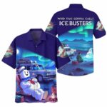 Who You Gonna Call Ice GhostBusters Hawaiian Shirt