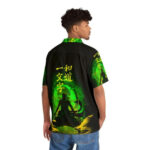 Zoro Anime Embrace the Anime Aesthetic Hawaiian Shirt Back(1)